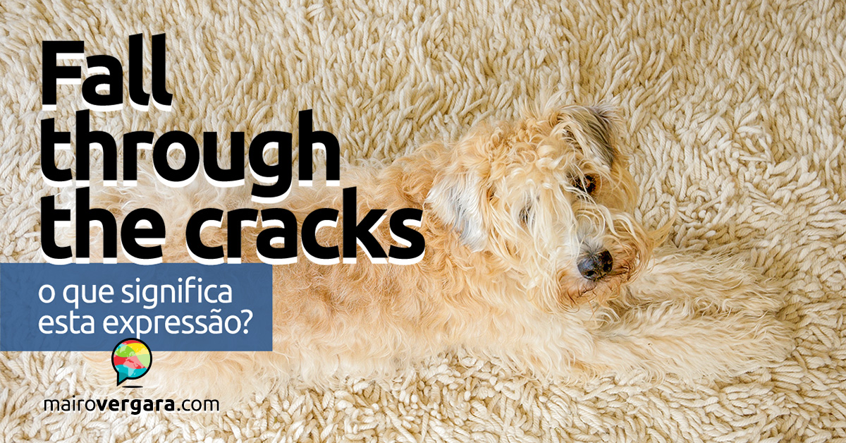 Fall Through the Cracks O que significa esta expressão?