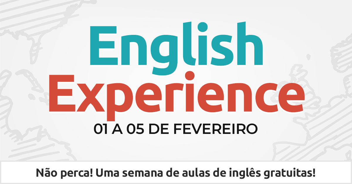 English Experience - de 01 a 05 de Fevereiro