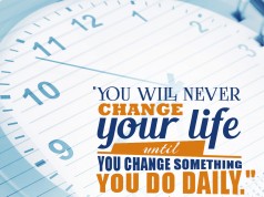 Aprenda inglês com citações #10: You will never change your life... [John C. Maxwell]