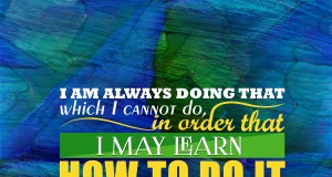 Aprenda inglês com citações #12: I am always doing that... [Pablo Picasso]