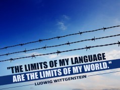 Aprenda inglês com citações: "The limits of my language are the limits of my word." - Ludwig Wittgenstein