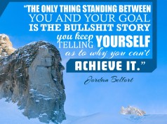 Aprenda inglês com citações #8: The only thing standing between you and... [Jordan Belfort]