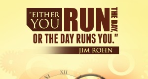 Aprenda inglês com citações #16: Either you run the day,...