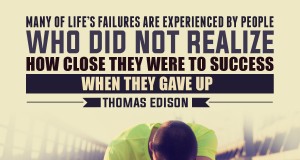 Aprenda inglês com citações #19: Many of life's failures are...