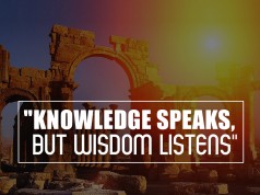 Aprenda inglês com citações #22: Knowledge speaks...