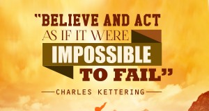 Aprenda inglês com citações #35: Believe and act as if...
