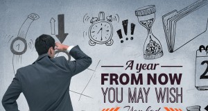 Aprenda inglês com citações #37: A year from now you may...