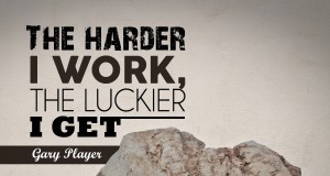 Aprenda inglês com citações #32: The harder I work...
