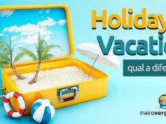 Qual a diferença entre Holiday e Vacation?