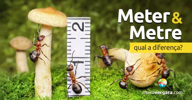 Qual a diferença entre Meter e Metre?