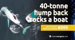 Aprendendo Inglês Com Vídeos #099: 40-tonne Humpback Rocks A Boat