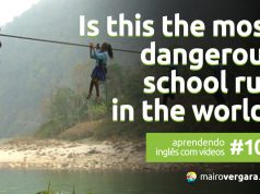 Aprendendo Inglês Com Vídeos #100: Is This The Most Dangerous School Run In The World?