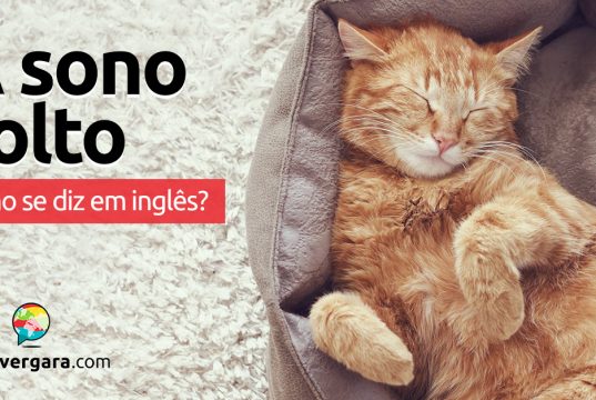 Como se diz "A Sono Solto" em inglês?