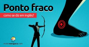 Como se diz “Ponto Fraco” em inglês?