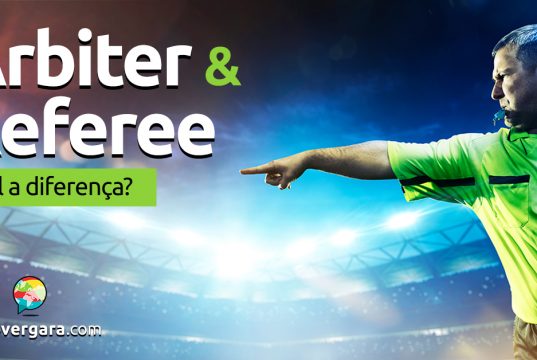 Qual é a diferença entre Arbiter e Referee?