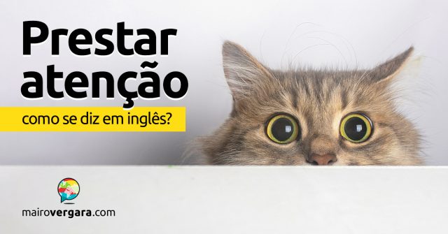 Como se diz “Prestar Atenção” em inglês?