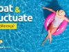 Qual é a diferença entre Float e Fluctuate?