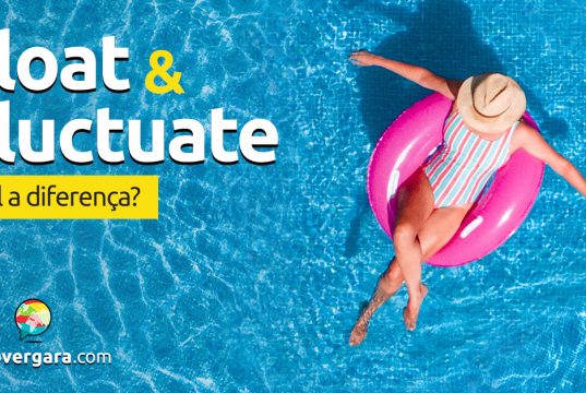 Qual é a diferença entre Float e Fluctuate?