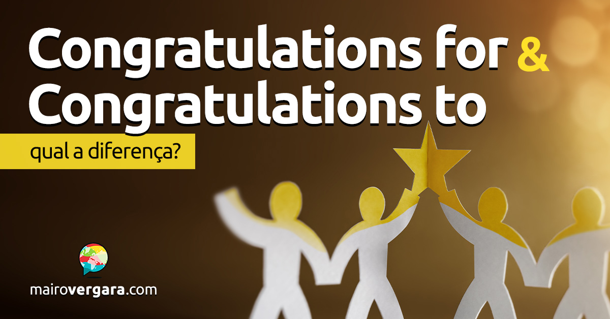 Qual a diferença entre Congratulations On, Congratulations For e Congratulations To? Descubra neste post através de vários exemplos com áudio em inglês.