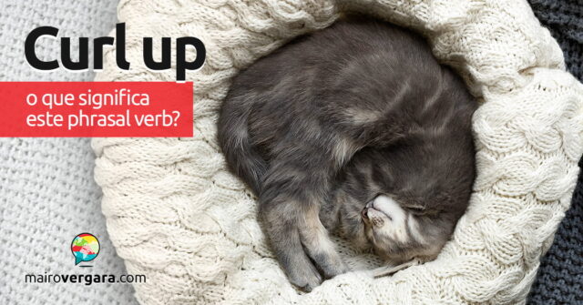 Curl Up | O que significa este phrasal verb? Aprenda neste post através de vários exemplos com áudio em inglês.